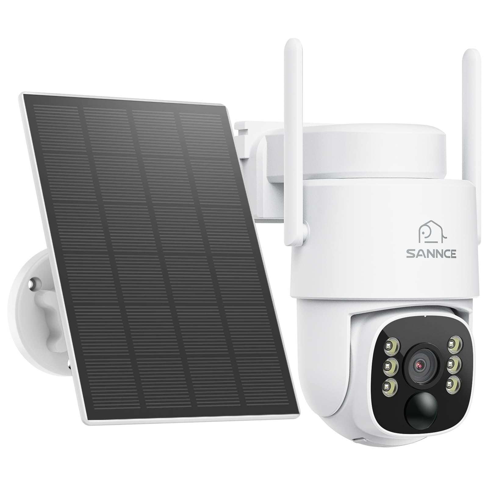 SANNCE 4MP PT Telecamera WiFi Esterno Senza Fili con Pannello Solare