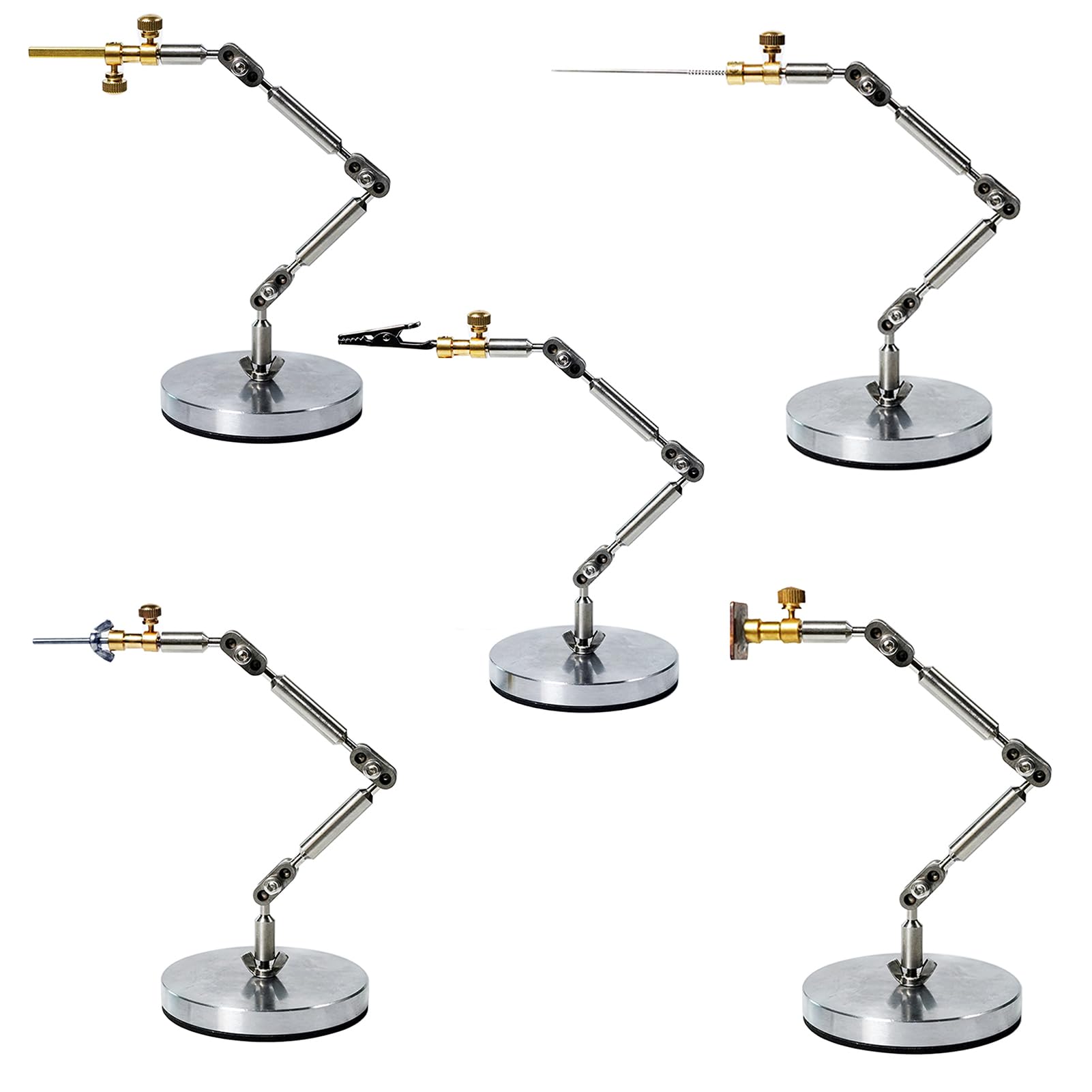 Zestaw do animacji poklatkowej DIY Metalowe szkielety kukiełek o długości 12-20 cm do tworzenia postaci z 5 łącznikami do animacji poklatkowej i lepienia z gliny,17CM