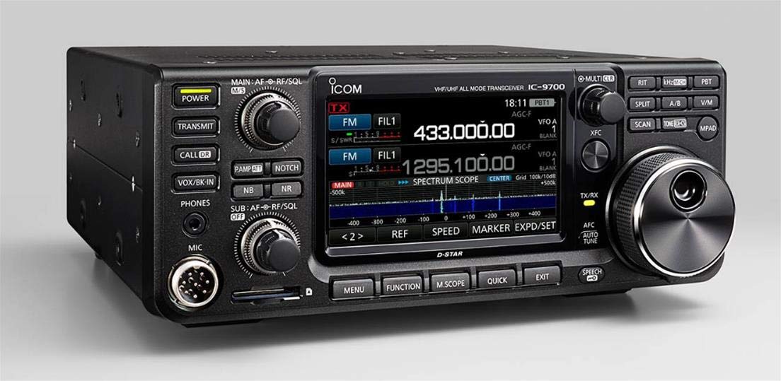 ICOM Ic-9700 - transceiver 144/430/1200 MHz, czarny, dla doświadczonych amatorów radiowych