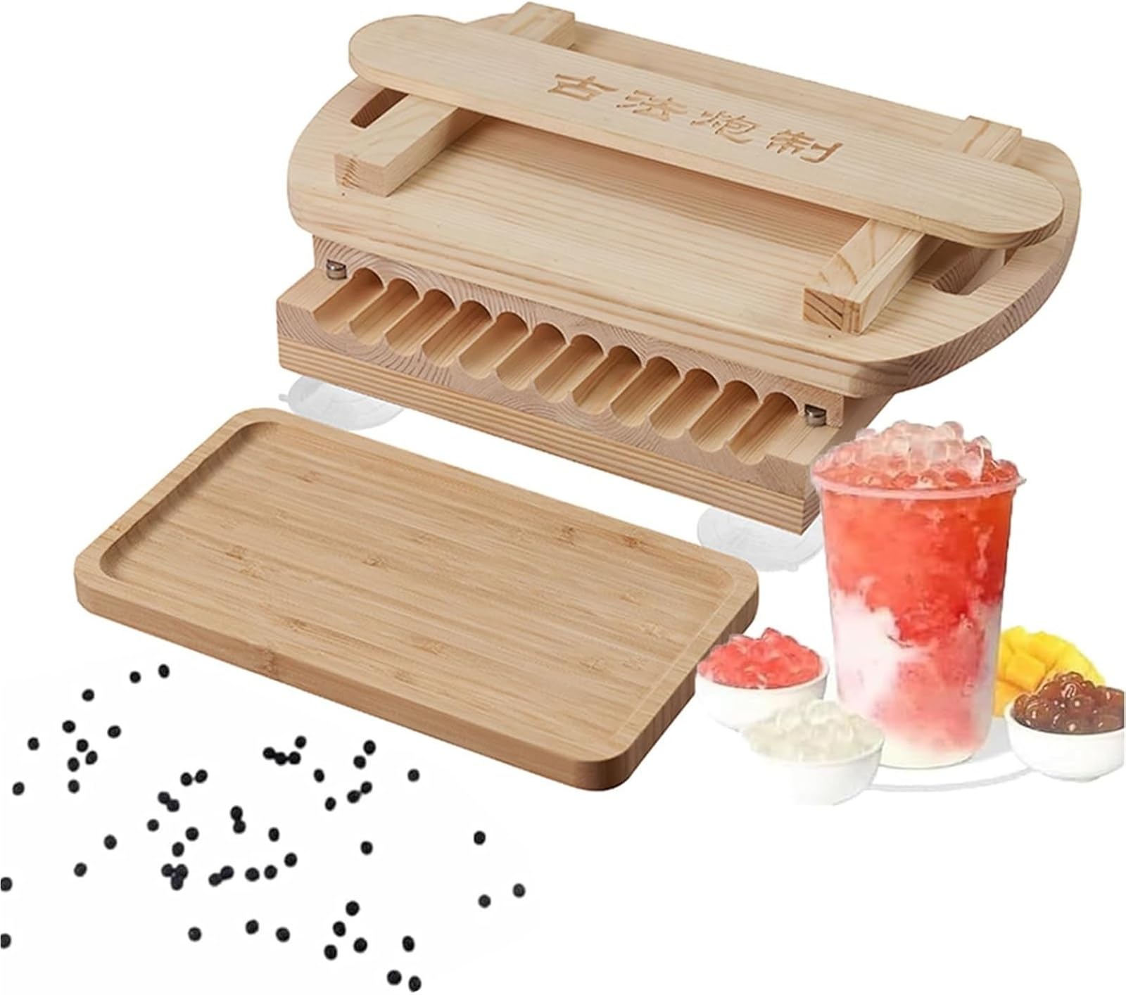 Ręczny przyrząd do robienia pereł do tapioki, DIY Bubble Tea Pearl Tool, ergonomiczna konstrukcja, 3 opcje rozmiaru, idealny do sklepu z herbatą mleczną, domowej kuchni