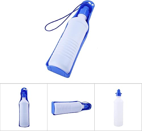 Miniatura 3 de MANMAOHE Botellas de agua portátiles para mascotas de 16.9 fl oz, botella de agua de viaje para perros, dispensador de agua para cachorros, perros