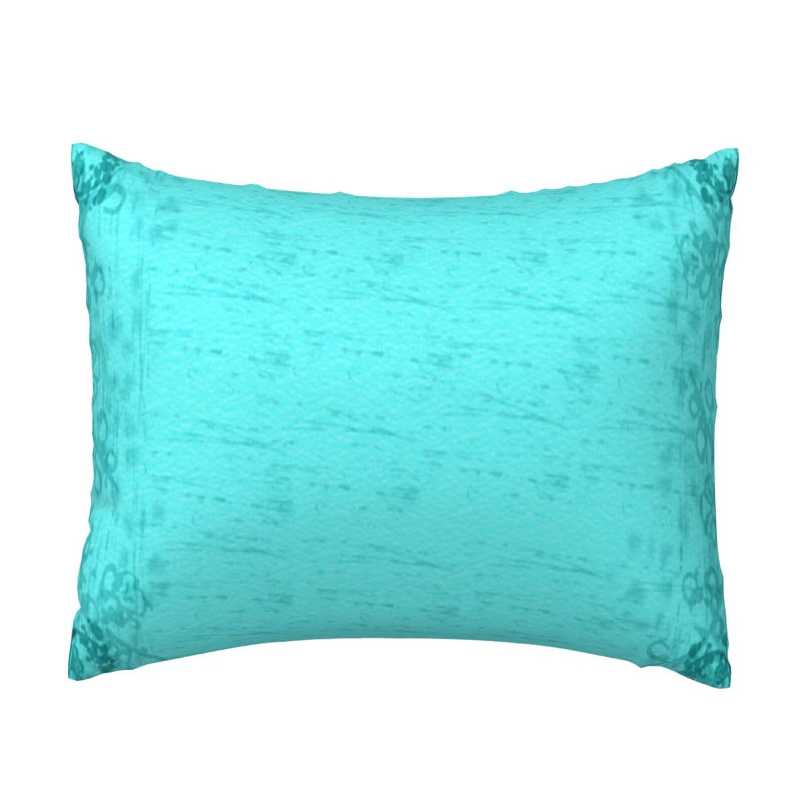 YFSGDLBN Teal Blue printed Pillow Case 20x26in decorative Cushion Cover pillowcase