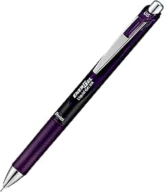 Pentel Caneta Gel Energel Black Colors Collection 05mm Preta Bordô SM/BLN75A2-VA