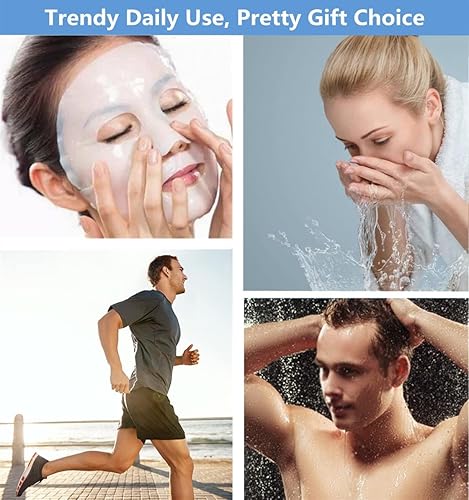 Miniatura 6 de TALLTECH Banda de metal para el pelo para hombres y mujeres, bandas para el cabello unisex, color negro, ondulado, primavera, deportes al aire