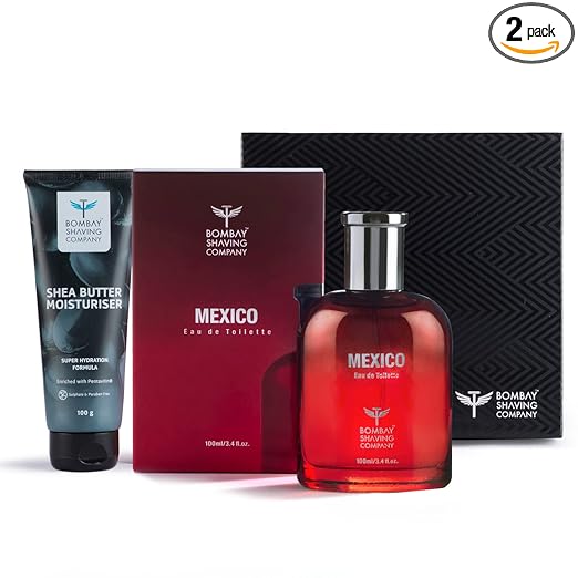 Bombay Shaving Company Co Mens Perfume-Moisturiser Kit Mexico EDT Perfume 100 Ml, Shea Butter Moisturiser at Rs. 418