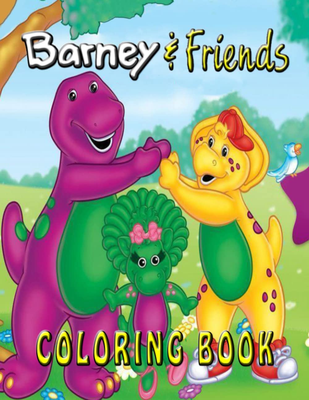 Buy Barney and Friends Coloring Book: Beautiful Coloring Pages for All ...