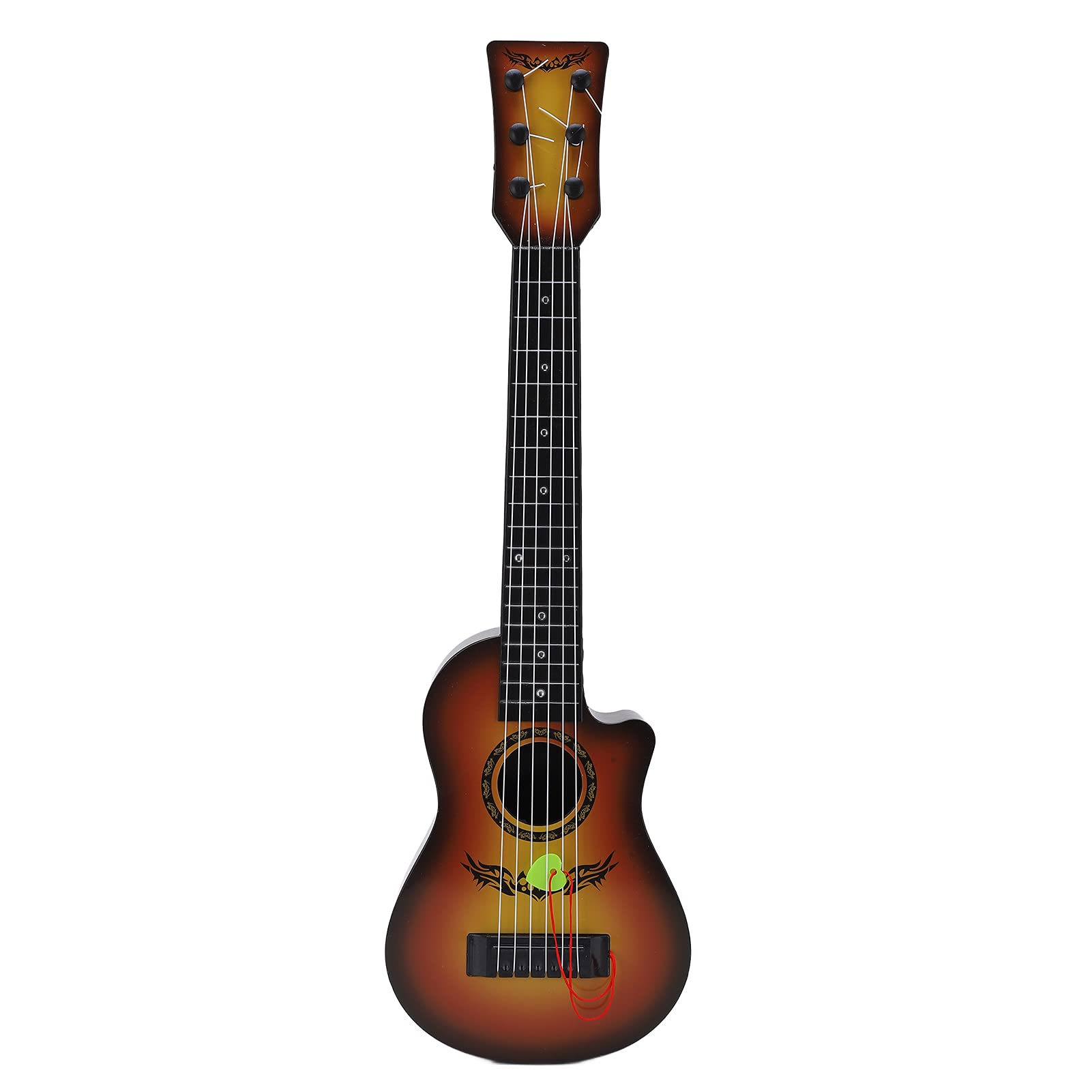 Mini Chitarra Ukulele Giocattolo per Bambini per L'educazione Musicale, Regalo in Plastica ABS Leggera, Ideale per i Bambini