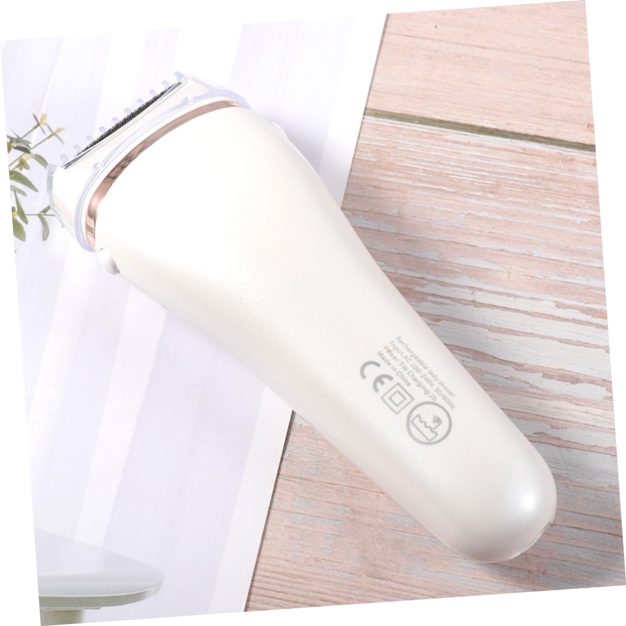 Mikikit Epilatore Elettrico Rasoi per Corpo e Sopracciglia Ricaricabile USB Donna Display Led Rapido e Indolore, Materiale Abs e Acciaio Inox, per Gambe e Ascelle
