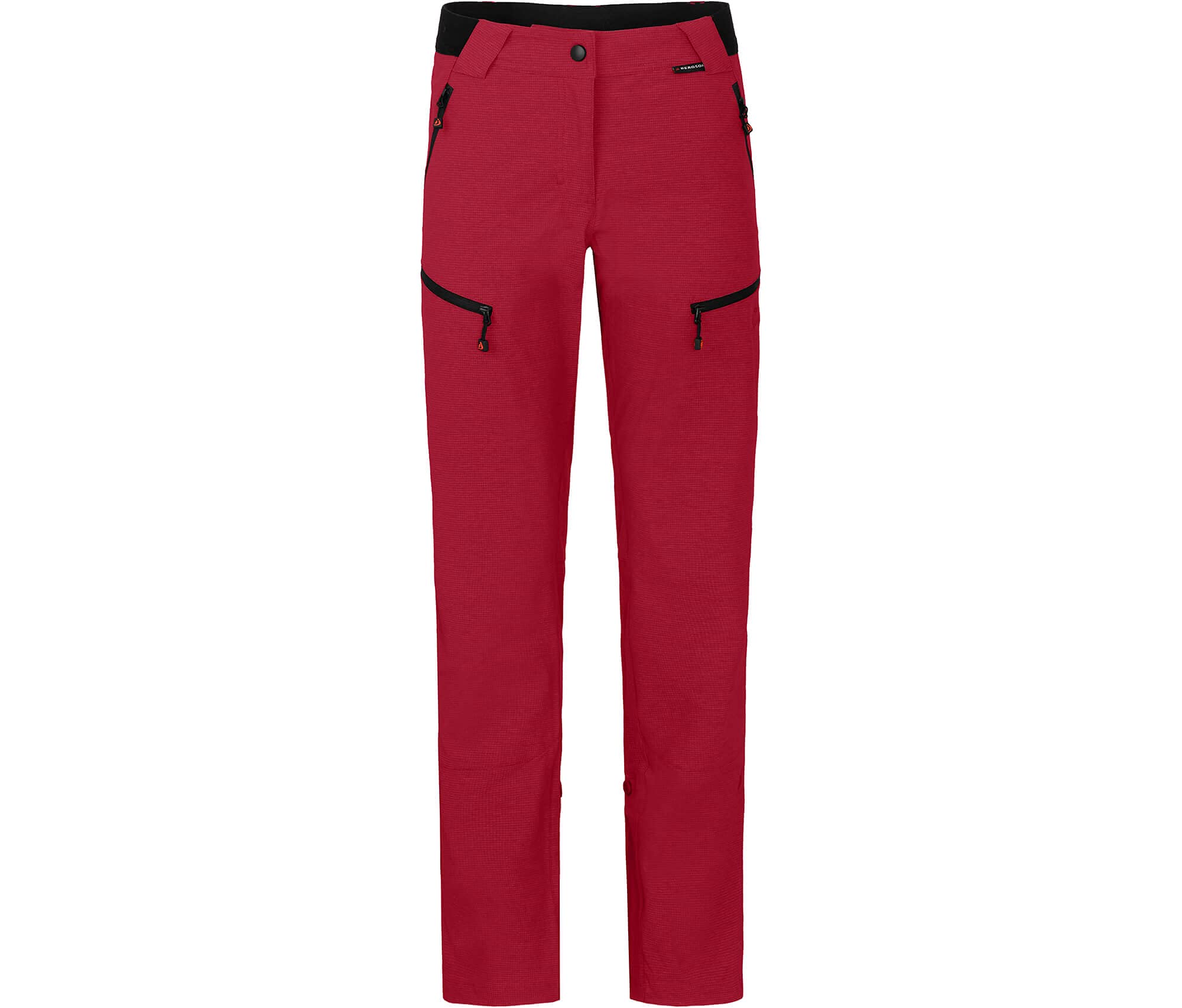 Bergson PORI | Damen Wanderhose - Robust & elastisch Damen Wanderhose mit Rollup-Funktion, Normal-/Kurz-/Langgrößen, Supra Stretch 4-Wege-Stretch, reißfestes Ripstop-Gewebe, wasserabweisend & PFC-fre