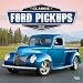 Classic Ford Pickups 2019 12 x 12 Inch Monthly Square Wall Calendar with Foil Stamped Cover, Motor Truck