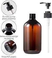 Vista 10 de 12 Pack Shampoo and Conditioner Dispenser Bottles, 8 Pack 22 Oz and 4 Pack 8 Oz Refillable Square Plastic Pump Bottles, Shower Soap Dispenser for