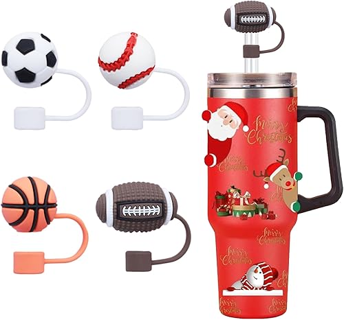 Tapa de popote para copa Stanley, cubierta de popote de silicona compatible con vaso de 30 y 40 onzas con asa, tapas de puntas de popote