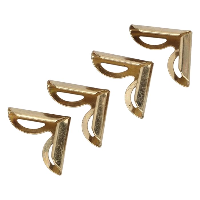 Buy Corner Bead, Metal Photo Corners Retro Elements Easy To Use Yellow for Notebooks for Photo