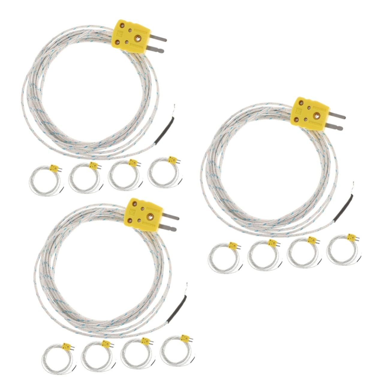 Capteur thermocouple de température de type K pour mesure précise de l'air lot de 15 pièces