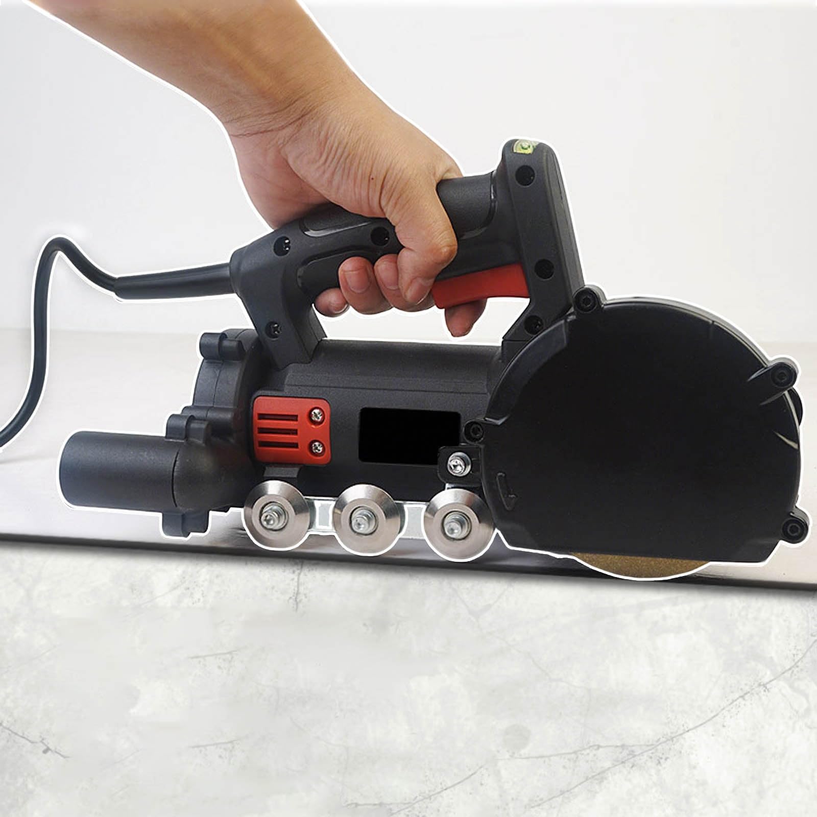 Limpiador De Juntas De Azulejos De 900W, Máquina De Limpieza De Costuras (11000RPM), Limpieza Precisa De Lechada + Sin Daños A Los Azulejos, Escudo Protector/evitación De Salpicaduras