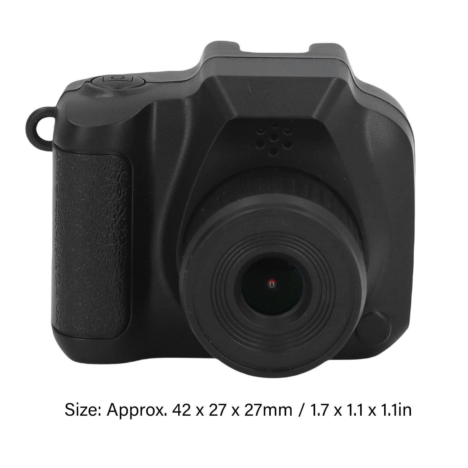 Elprico Mini Cámara de Llaves, Cámara Retro de Nostalgia Pequeña 1080p, Videocámara de Video Micro Portátil, Pantalla Digital Compacta de 1.3 Pulgadas para Ciclismo Al Aire Libre. (128GB)