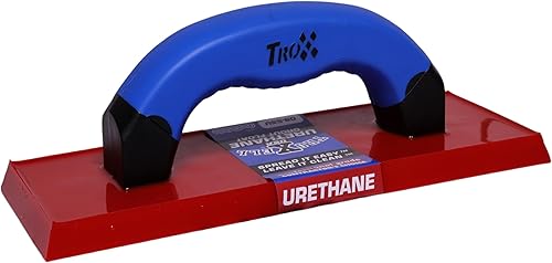 Troxell USA - Flotador de lechada de uretano de 4" x 9" con mango SoftGrip