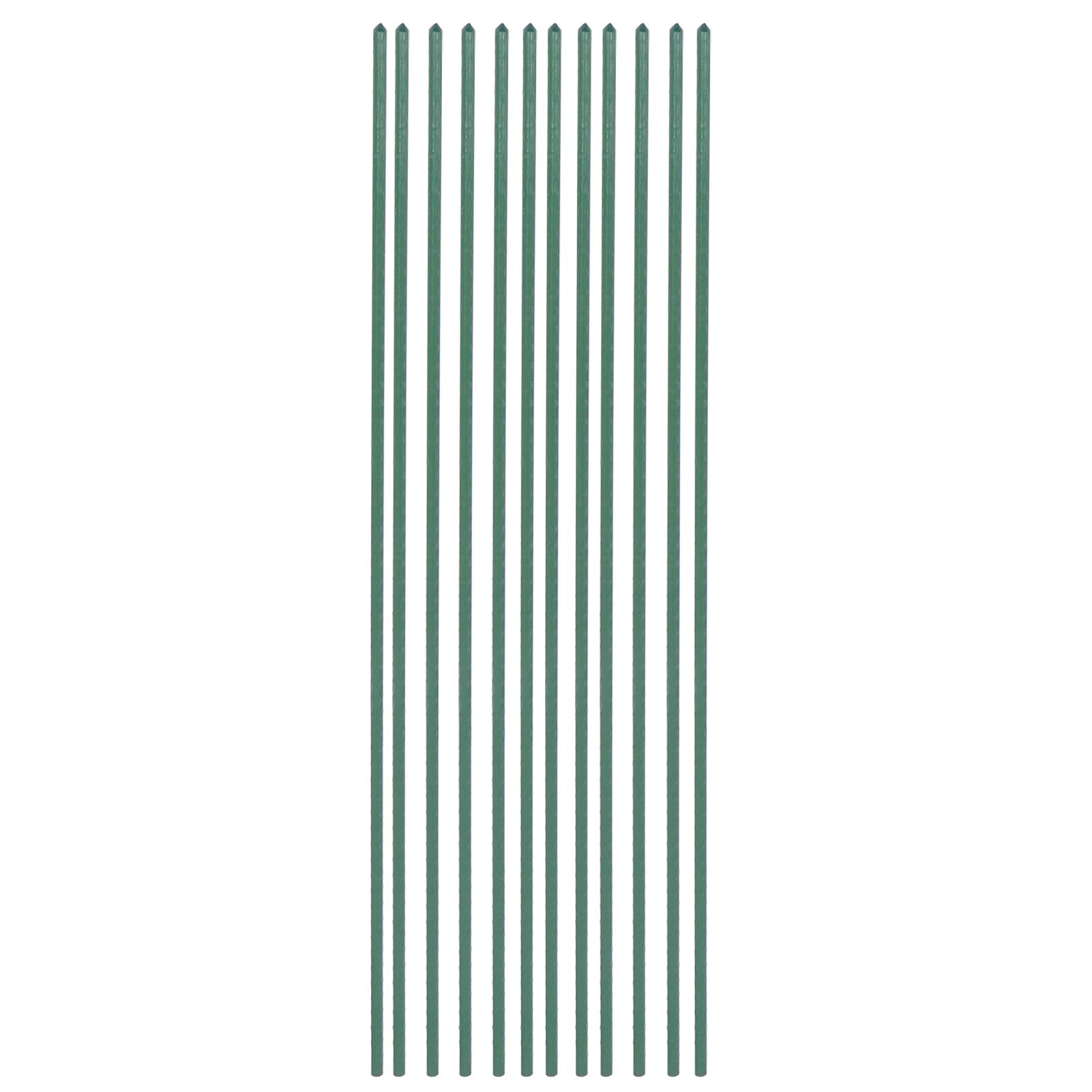 Socobeta 12 Pièces Supports de Plantes 90cm Piquets de Plantes bonsaï Bâtons de Support pour Fleurs et Légumes pour Serre de Jardin Intérieur Extérieur