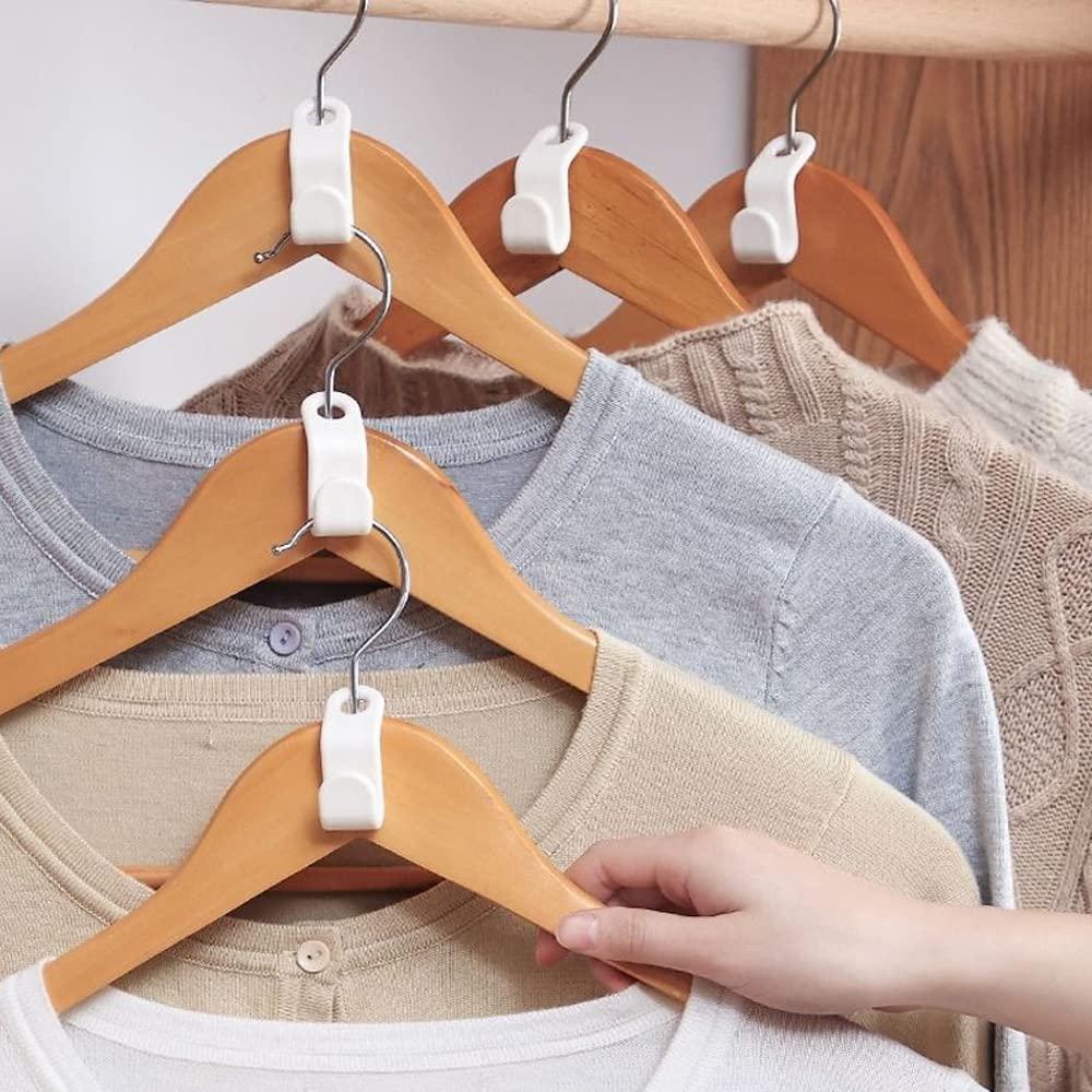 100 Ganci Salvaspazio Per Armadio - Connettori Appendiabiti In 4 Colori, Portata 2,5kg - Foto 10