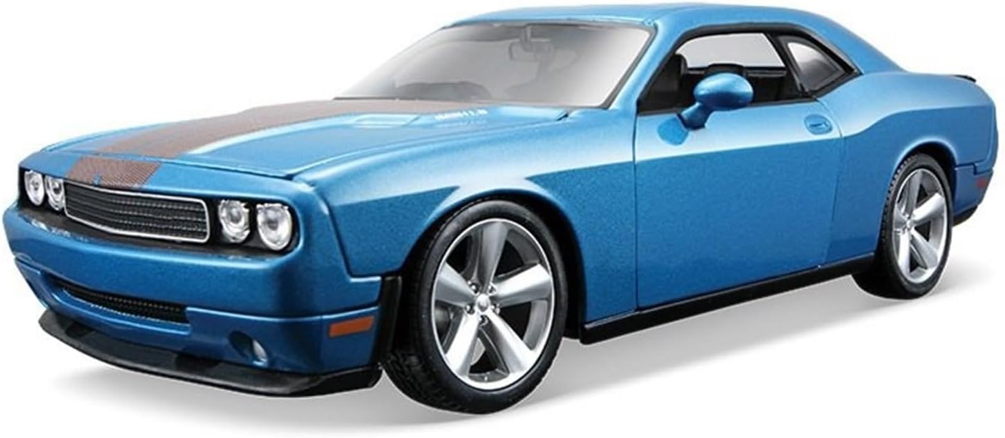 1:24 Tuning car Metal Model Alloy car Model car Model, 2008 Challenger Black