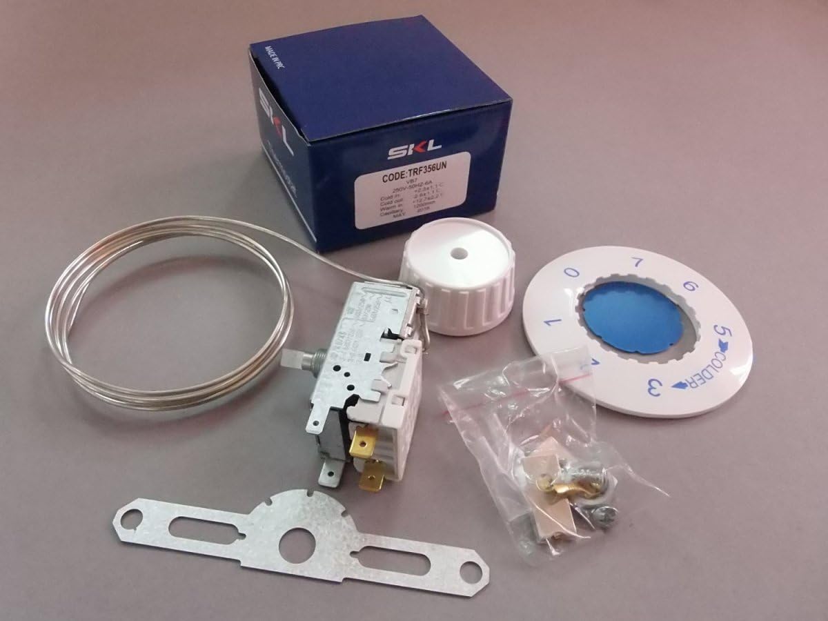 Termostato VB7 Per Frigorifero Con Staffa K50-P1118 &ndash; Kit 2 Pin Con Quadrante, Facile Da Installare