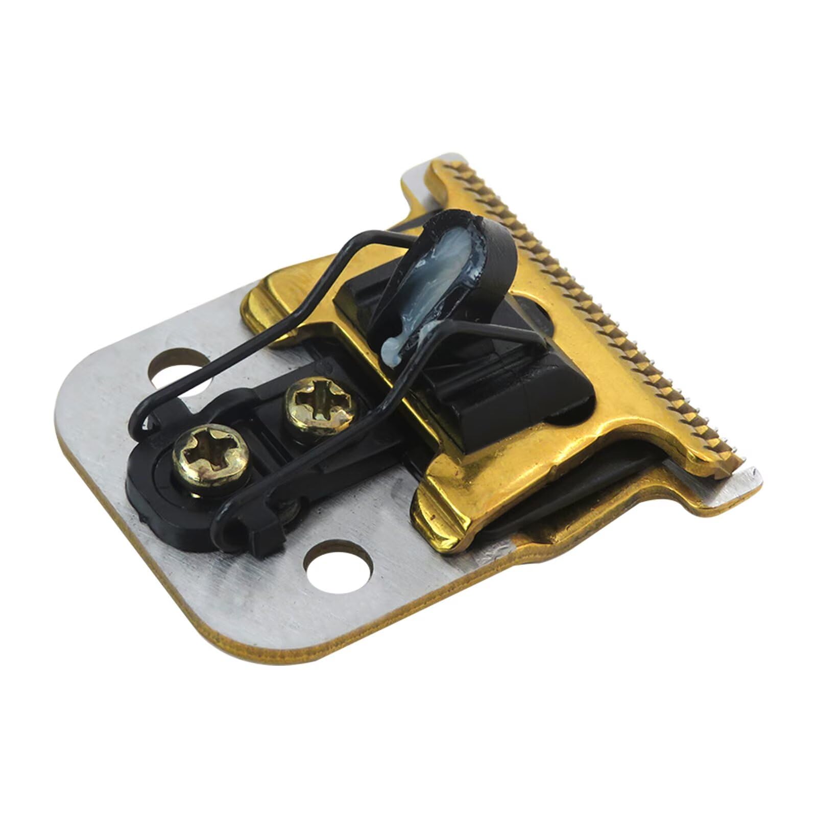 INGQI Stainless Steel Cut Blade (Gold), T Style Shape Hair Clipper Blade for D7#32655 D8#32400,for Andis Slimline Pro Li D7/D8