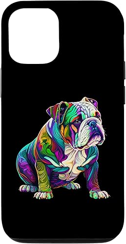iPhone 13 Pro Dog Lover - Funda colorida para hombre Bulldog Inglés