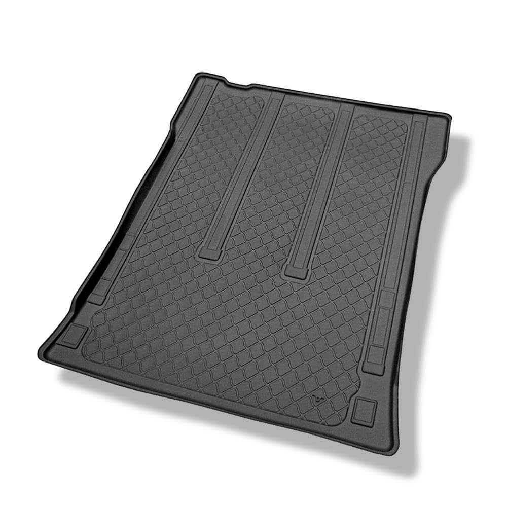 Mossa Alfombrilla Maletero Adecuada para Mercedes Vito W447 Tourer 2014-. G | tras 2.ª fila (3.ª fila puesta o quitada); versión larga (3200/5140 mm); también versión eléctrica
