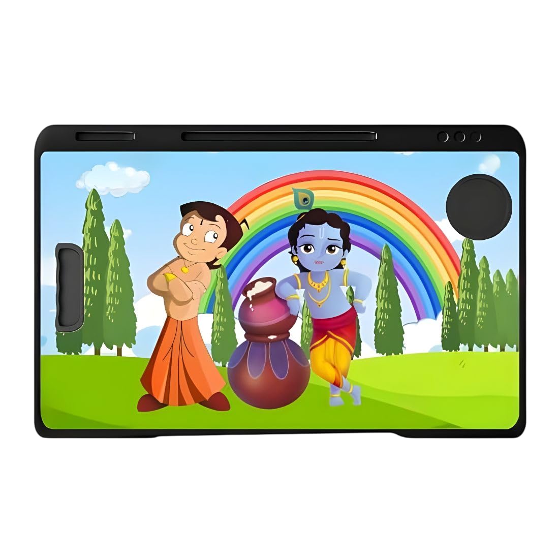 foldable study table for kids | portable bed table with drawer, mobile & cup holder | multipurpose writing desk (multi - bheamkrishna)