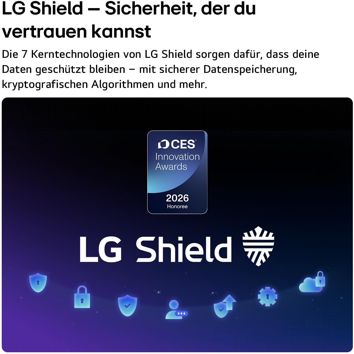 LG OLED42C67LA 42 Zoll 4K OLED evo AI TV (α11 Gen3 4K AI Prozessor, webOS 26, 120Hz (VRR bis zu 165Hz)) [Modelljahr 2026] [Energieklasse G]