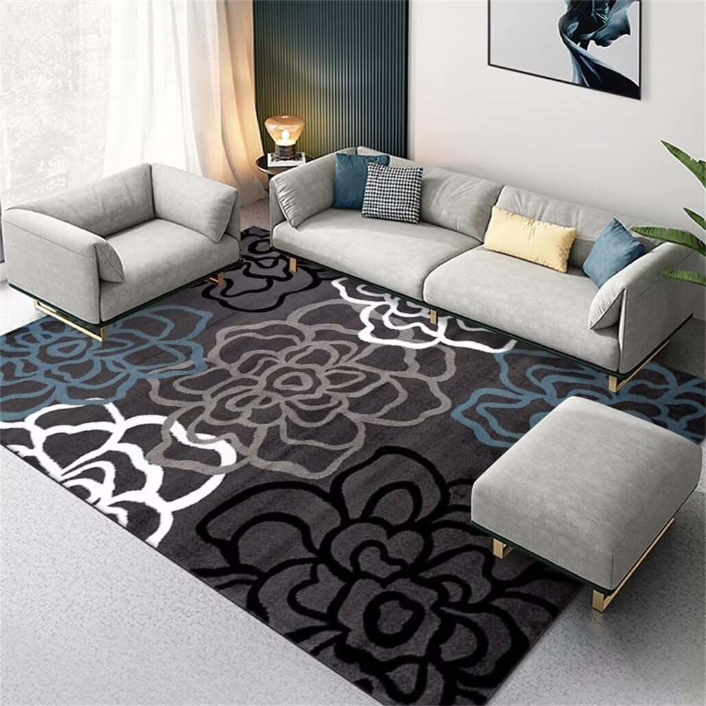 Tapis route pour chambre d'enfants et salon au design imprimé lavable de 50x150cm