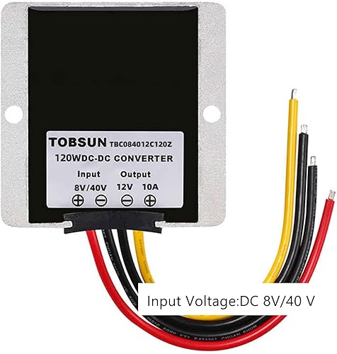 Miniatura 6 de 8-40V a 12V 10A DC Estabilizador de Voltaje Regulador de Fuente de Alimentación de Coche Impermeable