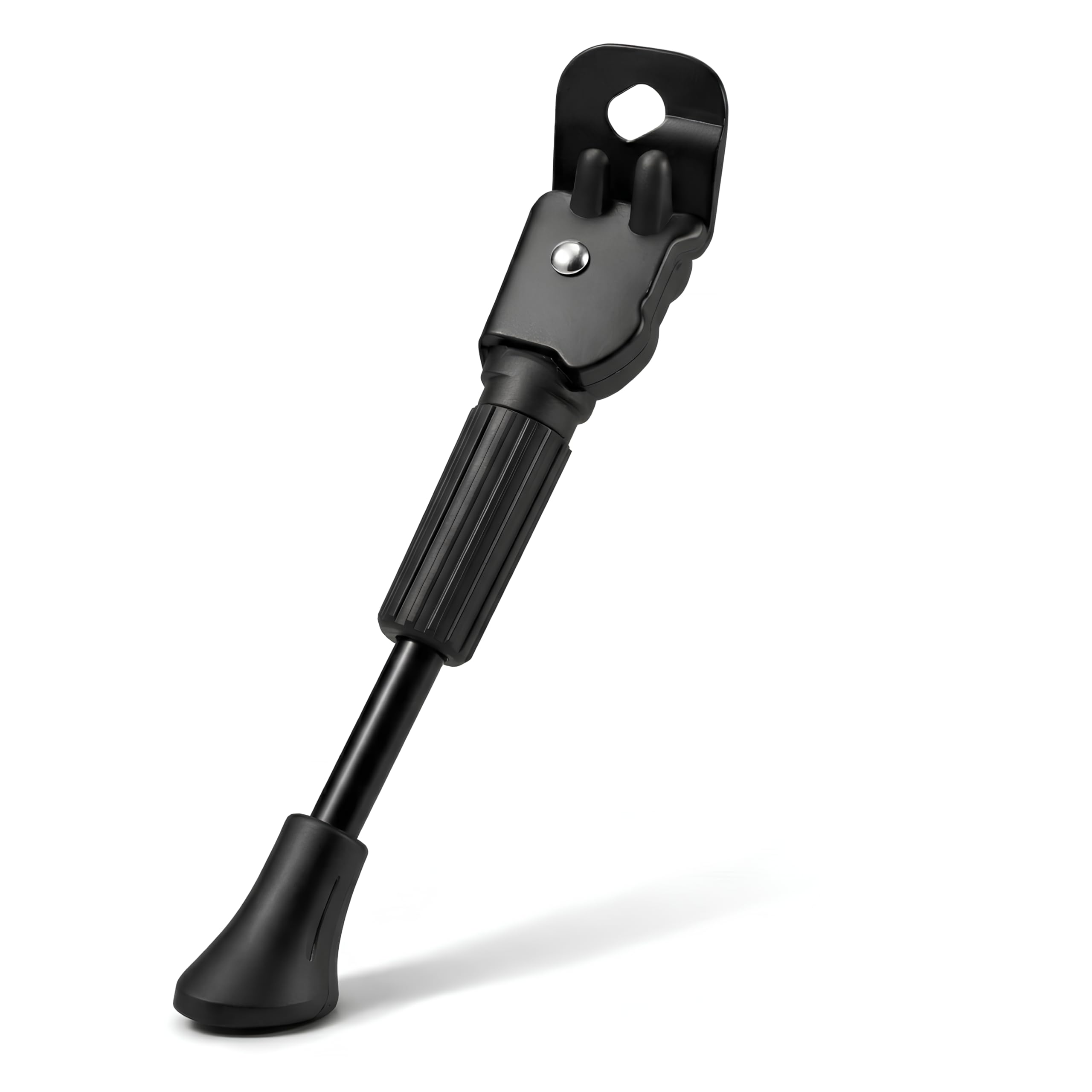 VAMOS® 16 Inch Kids Cycle Stand & Kickstand for 16T Bicycles | Fits Tyre Size 16×1.75/2.125/2.35/2.40 | Hub Axle Bracket Mount | Heavy-Duty Steel with Anti-Slip Rubber Base (Black) (Standard)-image-23