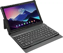 Tablet E1035 10.1" HD+ 256GB/ 8GB RAM Bateria 6000mAh, Octa Core, Câmera 13MP Dual Chip com Capa e Teclado para Estudos e Trabalho (Azul)