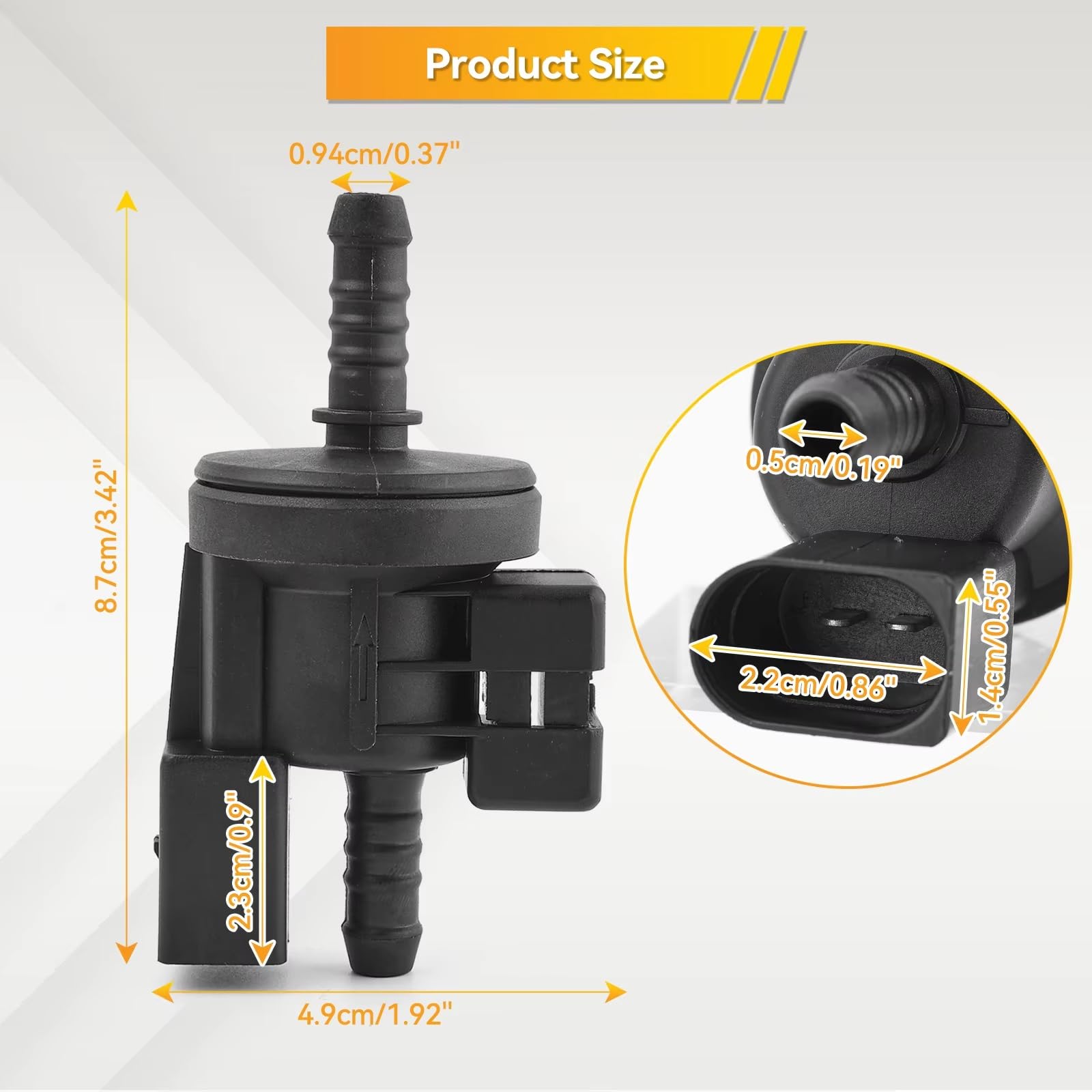Compatible Avec RS5 2013-2016 Pour S5 2008-2012 Pour S6 2007-2011 Électrovanne À Vide De Voiture Réservoir De Vapeur 06E906517A