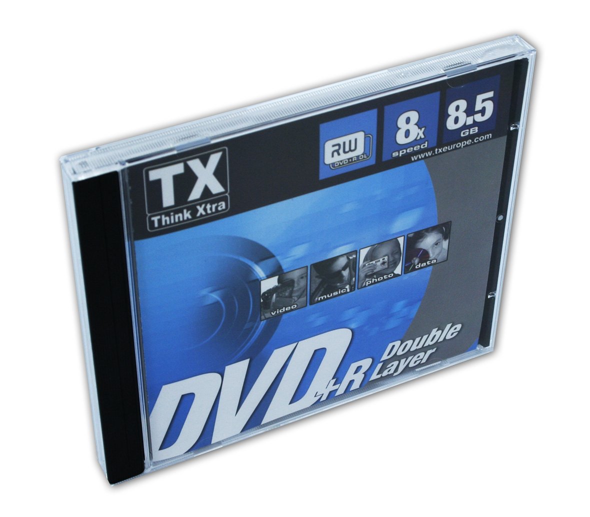 DVD+R Double Couche (Jewe Case Pz.1) (8 x 8,5 GB)