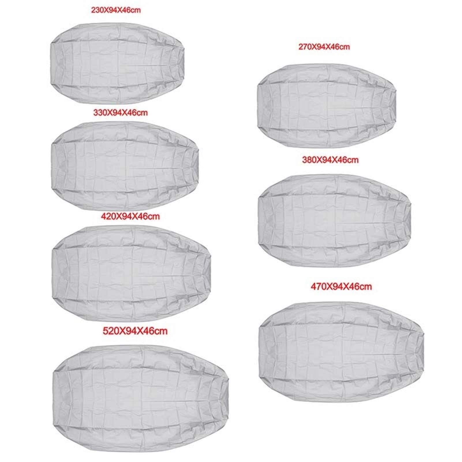 Cubierta de Polvo Impermeable Kayak Barco Cubierta-Almacenamiento Protector,Durable y Fuerte