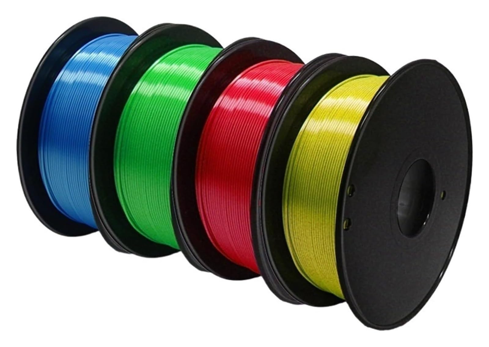 Filamento para impresoras 3D, Exactitud dimensional multicolora transparente 0.02m m del filamento 1.75m PLA de la impresora 3D(Blue)