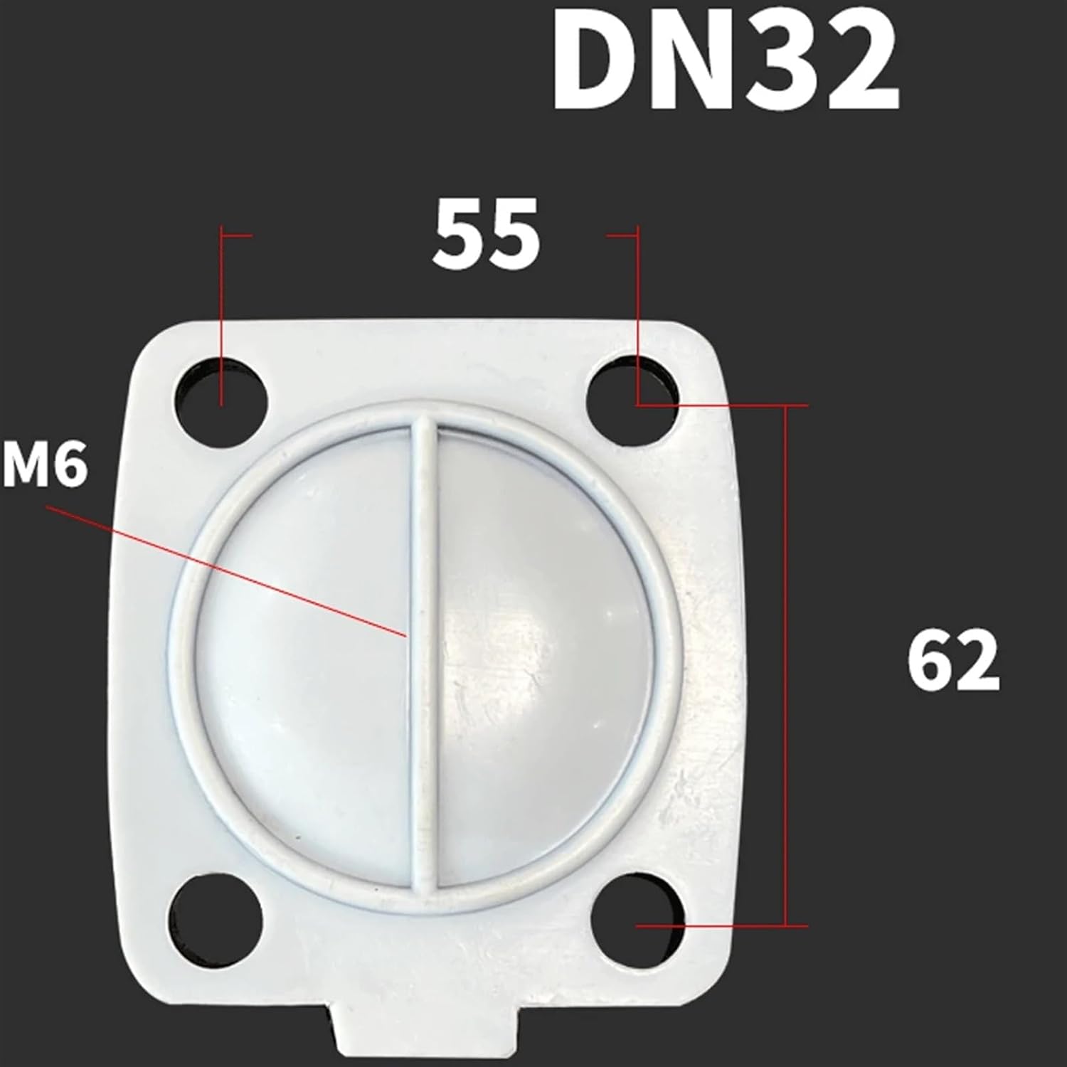 DN8/10/15/20/25/32/40/50/65/80 PTFE EPDM Sanitary Diaphragm Seal Gasket For Valve Homebrew(DN32 Combined)