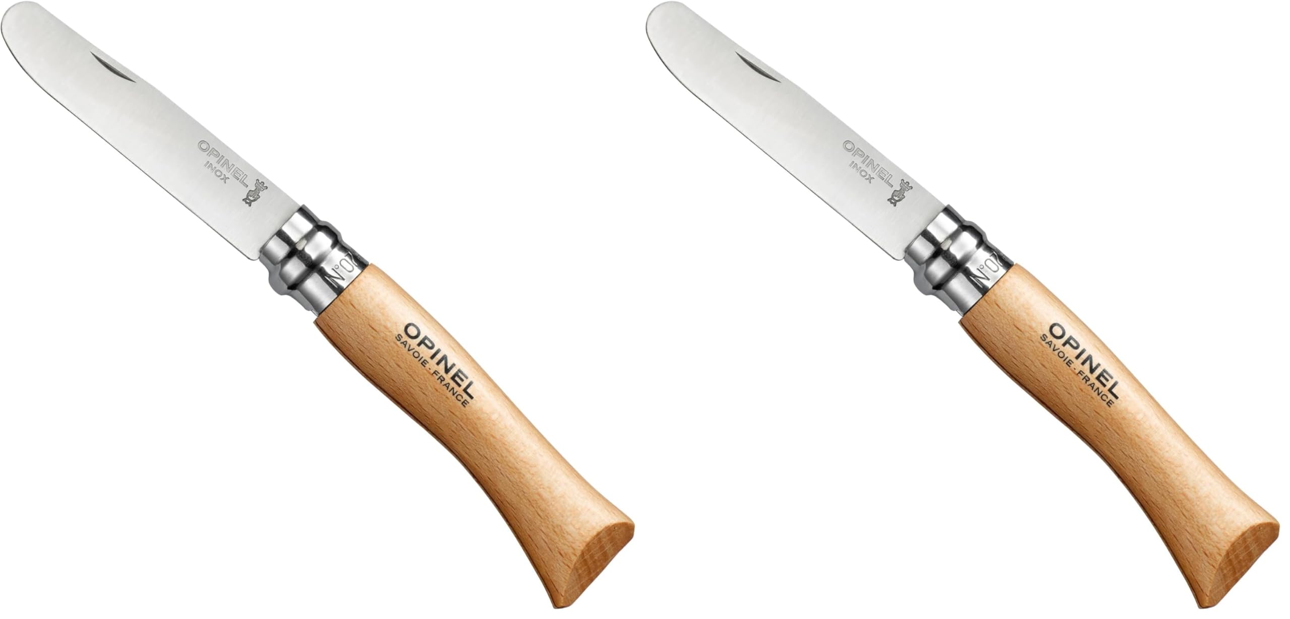 OPINEL 016967 Messerzähler, Edelstahl, braun, M, 17,5 cm (Packung mit 2)