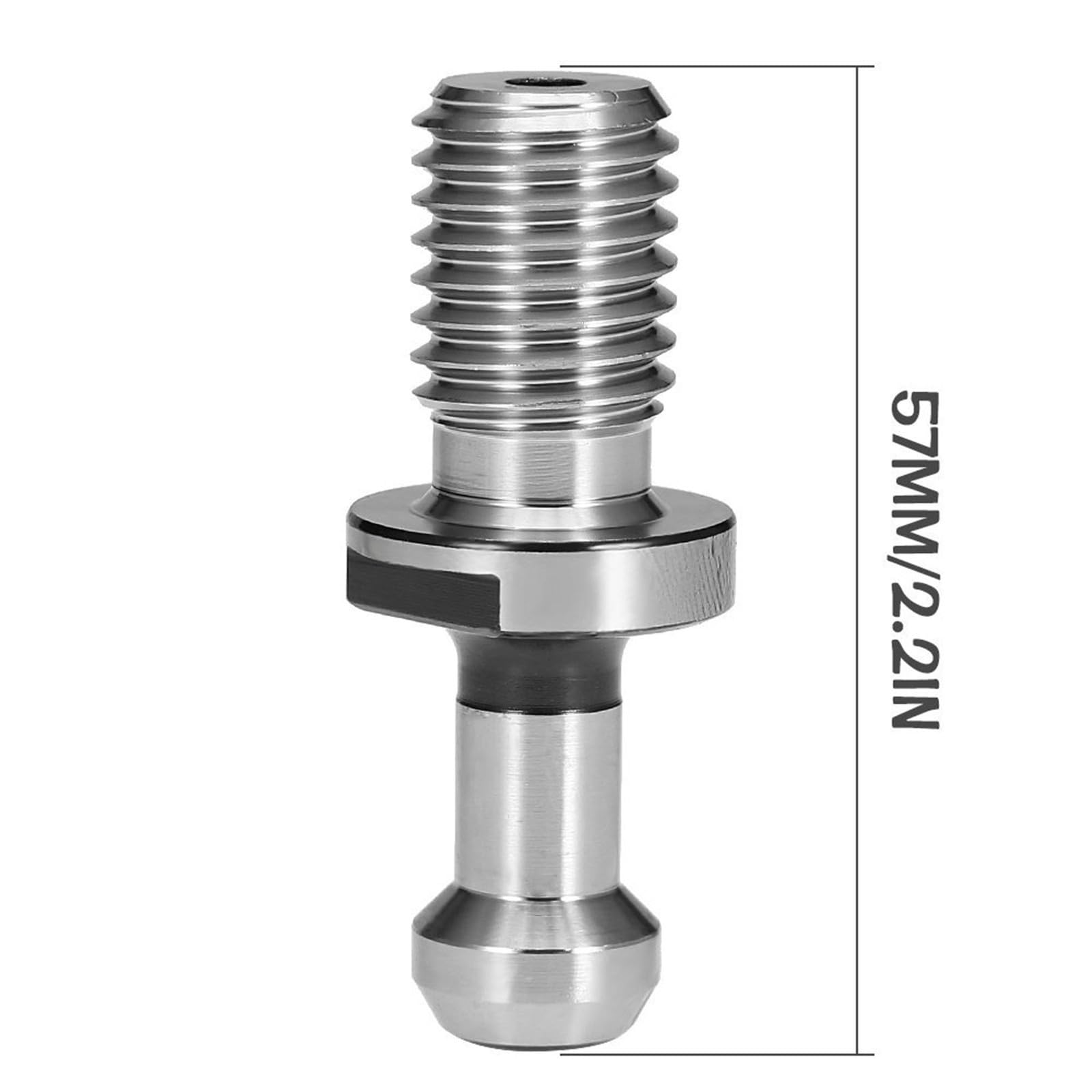 Perilla de retención de perno de tracción CAT40, accesorio de soporte de herramienta CNC sólido, 45 grados YIJIAN