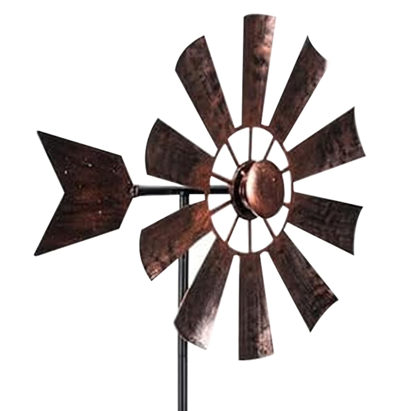 Windmill for Yard, 28.7x9.5 Metal Yard Wind Spinners, Waterproof Garden Wind Spinners, Vintage Wind Sculptures & Spinners for Patio Lawn Outdoor Yard Sculpture Outdoor 1