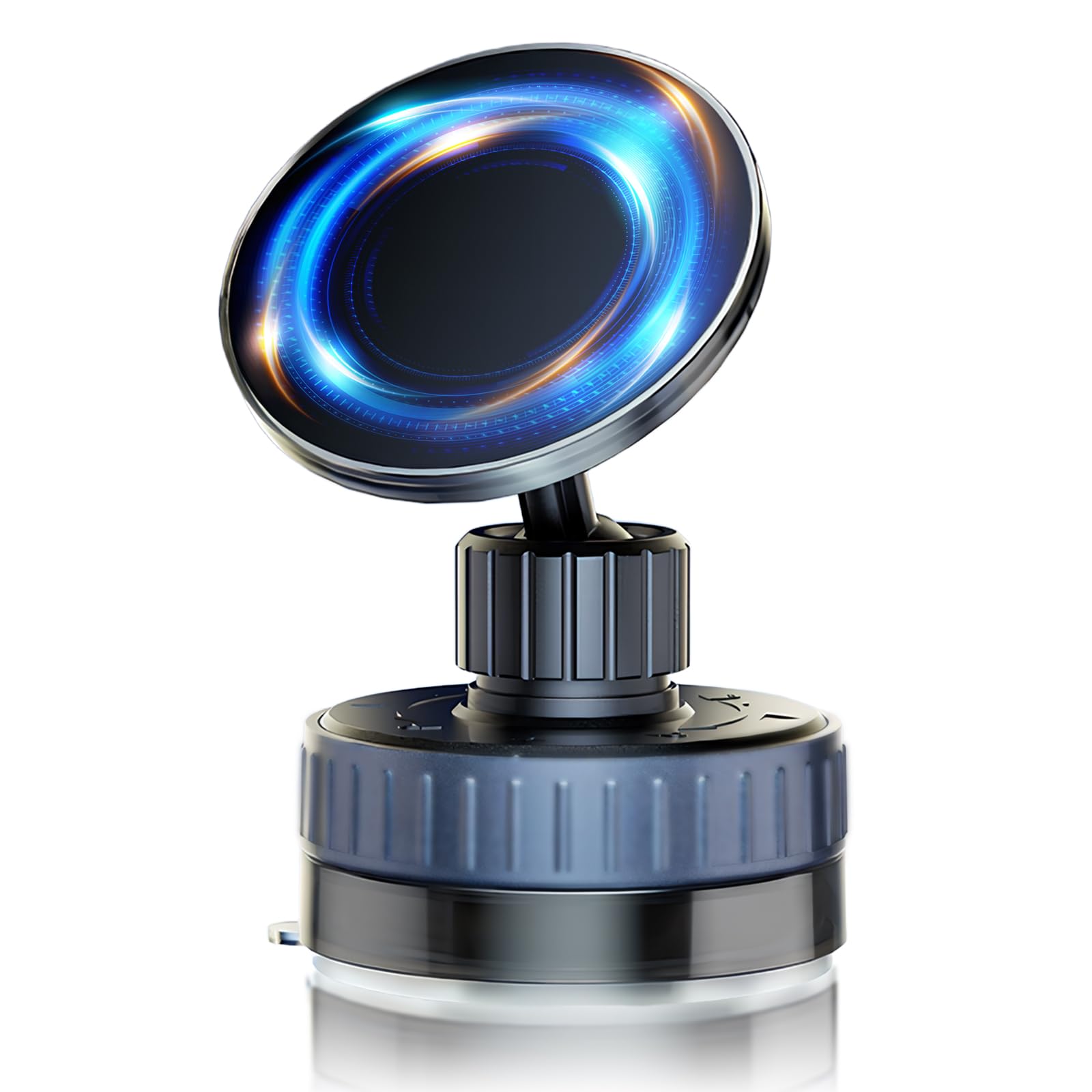 2025 Upgrade Vacuum Magnetic Phone Holder 720 Retatable Suction Cup Phone Mount Strong Magnetic Cell Phone Holder for