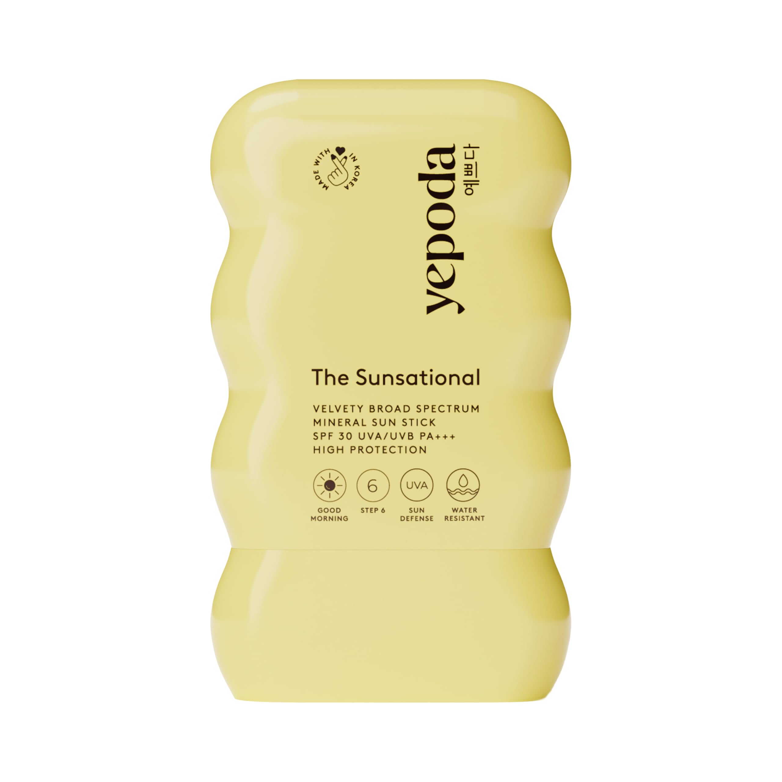 Yepoda The Sunsational, Stick Solare Minerale Coreano SPF 30 a Spettro Completo