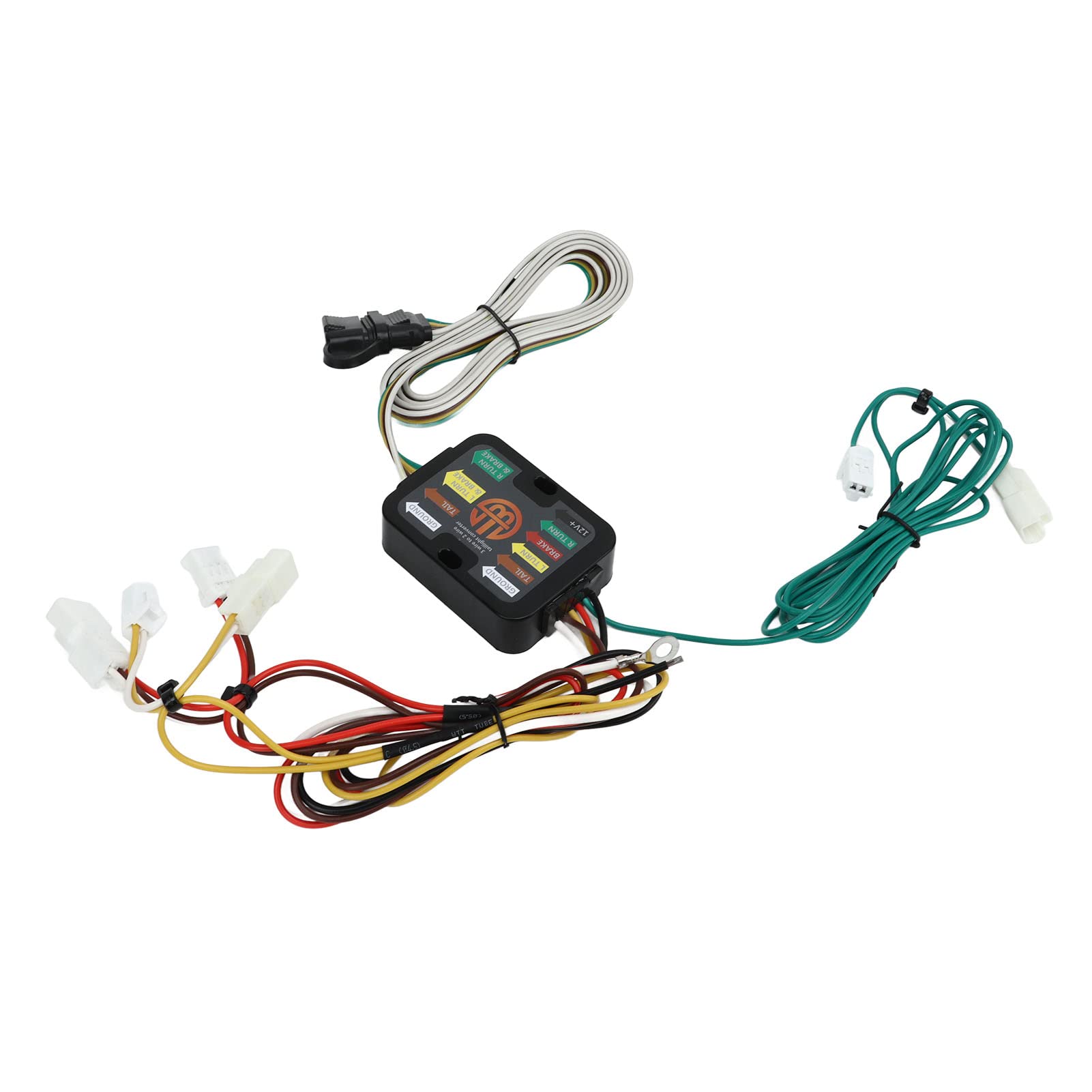 Keenso 4-pinowe Kable w Wiązce Przyczepy Złącze ABS T Zestaw Wiązek Przewodów Przyczepy 55567 Plug and Play dla 6 Sedan 2004 2008 Światło Kierunkowskaz Hamulca