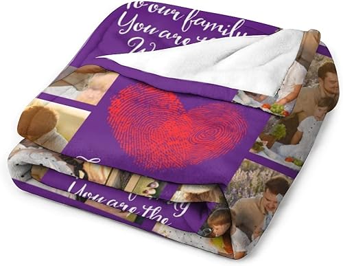 Miniatura 8 de COLORSFORU Manta personalizada para el Día del Padre, regalo de hija, hijo, esposa, manta con imagen personalizada para papá, manta con imagen