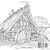 Famous Fictional and Scifi Fantasy Places Adult Coloring Book: Color in famous settings similar to LOTR, GOT, and more. #1
