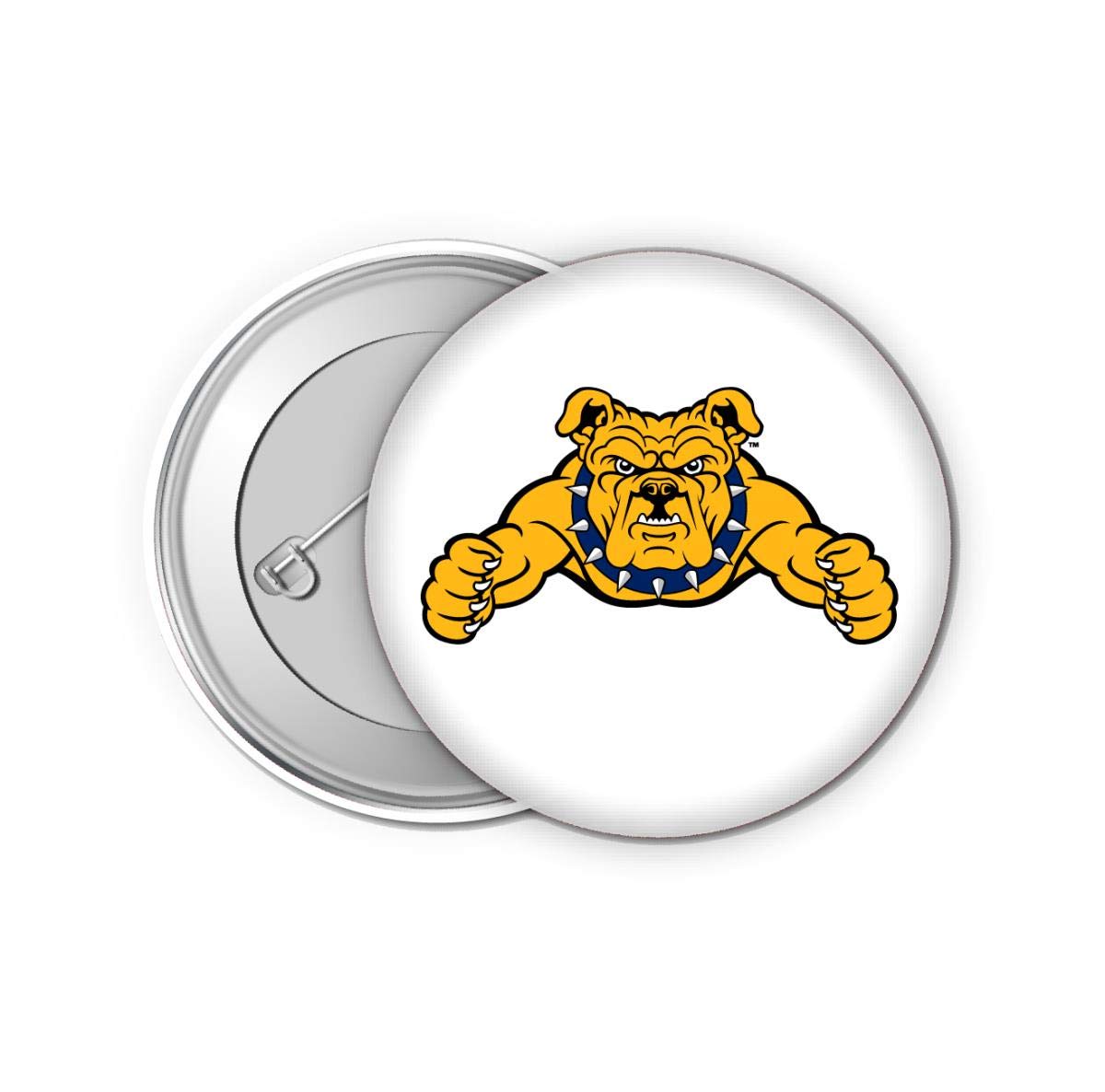 North Carolina A&T State Aggies Small 1-Inch Button Pin 4 Pack Officially Licensed Collegiate Product