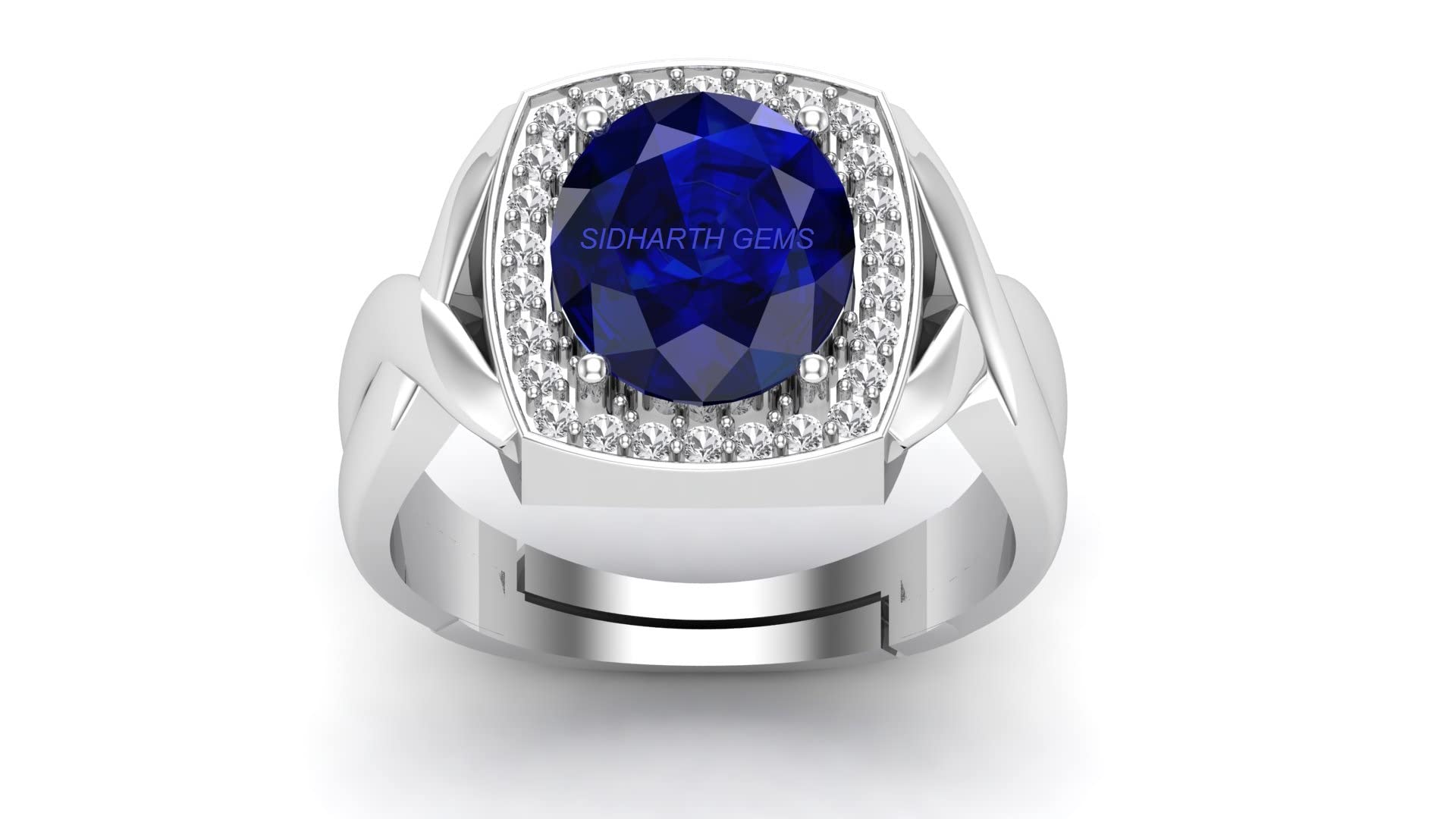 AKSHITA GEMS Blue Sapphire Adjustable Ring Silver Plated 6.00 Ratti 5.00 Carat Unheated and Untreated Neelam Natural Ceylon Gemstone for Men and Women (B09WKCGPSN) Amazon Price History, Amazon Price Tracker