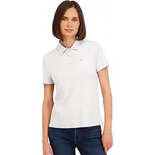 Spyder Womens Jacquard Stripe Short Sleeve Polo Top